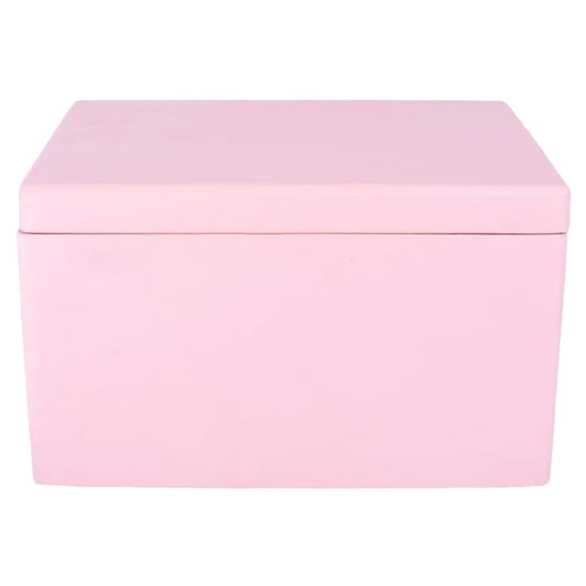 Roze Houten Opbergdoos - Decoratieve Memory Box